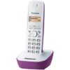 Téléphone fixe sans fil DECT Solo écran rétroéclairé répertoire 50 noms parme - Panasonic KX-TG1611FRF