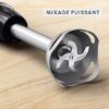 Mixeur plongeant Moulinex Quickchef+ DD6738 – 3 en 1, 1000 W, 20 vitesses, noir