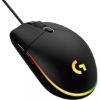 Souris gaming filaire Logitech G203 Lightsync – noir