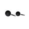Set de 2 casseroles 18 et 20 cm aluminium antiadhésif induction – Livoo Premier Chef MEP154N – noir
