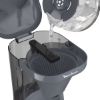 Cafetière filtre Moulinex Plaino FG1M1B – 12 tasses, 1,1 L, réservoir transparent, grise