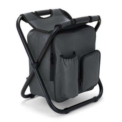 Chaise sac à dos isotherme 3 en 1 compartiment 15 L charge 150 kg – Livoo SEP140G – gris