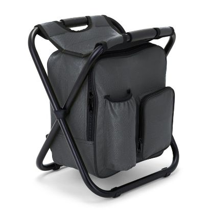 Chaise sac à dos isotherme 3 en 1 compartiment 15 L charge 150 kg – Livoo SEP140G – gris