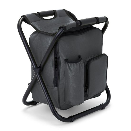 Chaise sac à dos isotherme 3 en 1 compartiment 15 L charge 150 kg – Livoo SEP140G – gris