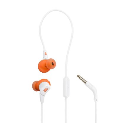 Écouteurs de sport filaires IP65 avec micro – JBL Endurance Run 3 – blanc