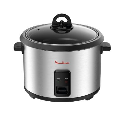 Cuiseur à riz Moulinex Easy Rice MK123D – 1,8 L, panier vapeur, maintien au chaud, 700 W