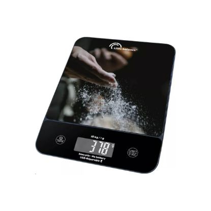 Balance de cuisine 10 kg rechargeable USB sans pile – Little Balance Happy Genius 10 – motif Pâtisserie