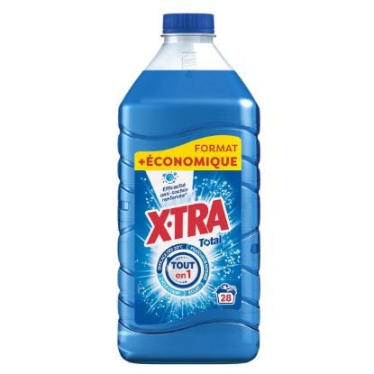 X-TRA Total éco lessive liquide concentrée 28 lavages 1,26 L