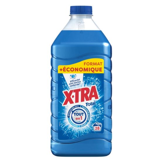 X-TRA Total éco lessive liquide concentrée 28 lavages 1,26 L