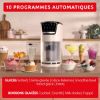 Machine à glace Moulinex Dolci MJ602A – 10 programmes, 3 bols, rinçage automatique, 600 W
