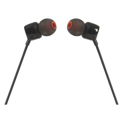 Écouteurs intra-auriculaires filaires jack avec micro – JBL Tune 110 – noir