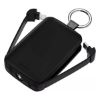 Batterie externe porte-clés Jaym 4 000 mAh noire, câbles intégrés