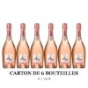 6 x Freixenet Mia Moscato 75 CL - vin mousseux rosé 7% alc.