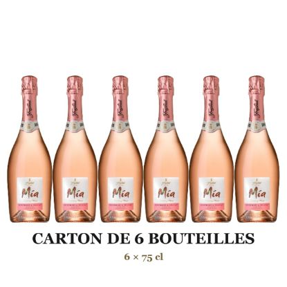 6 x Freixenet Mia Moscato 75 CL - vin mousseux rosé 7% alc.