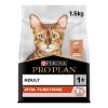 Croquettes chat adulte Purina Pro Plan saumon – 1,5 kg