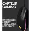 Souris gaming filaire Logitech G203 Lightsync – noir