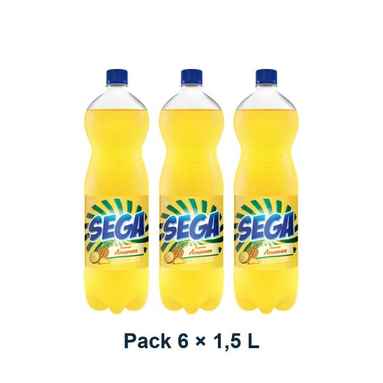 Sega Ananas – pack de 6 bouteilles de 1,5 L