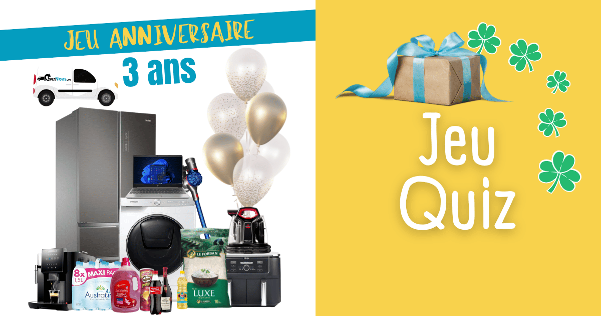 Jeu Quiz Anniversaire