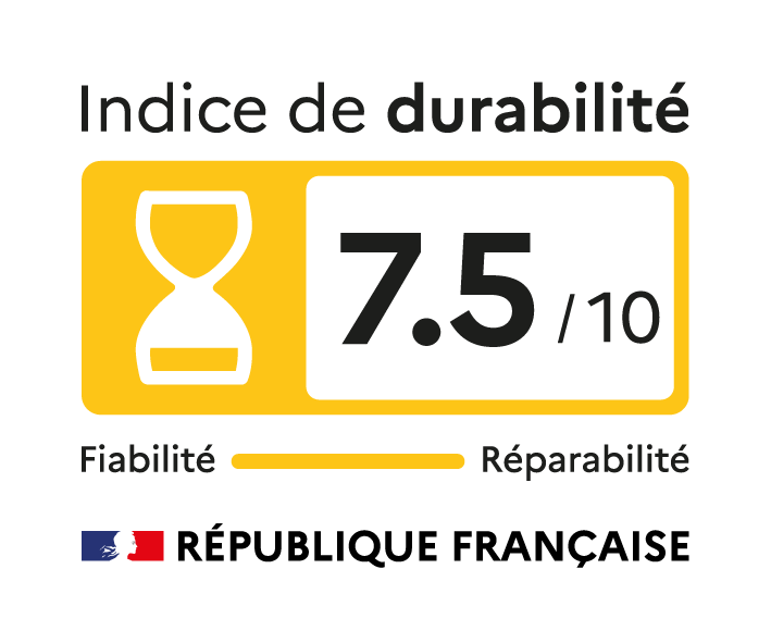 Indice de durabilité : 7.5 / 10