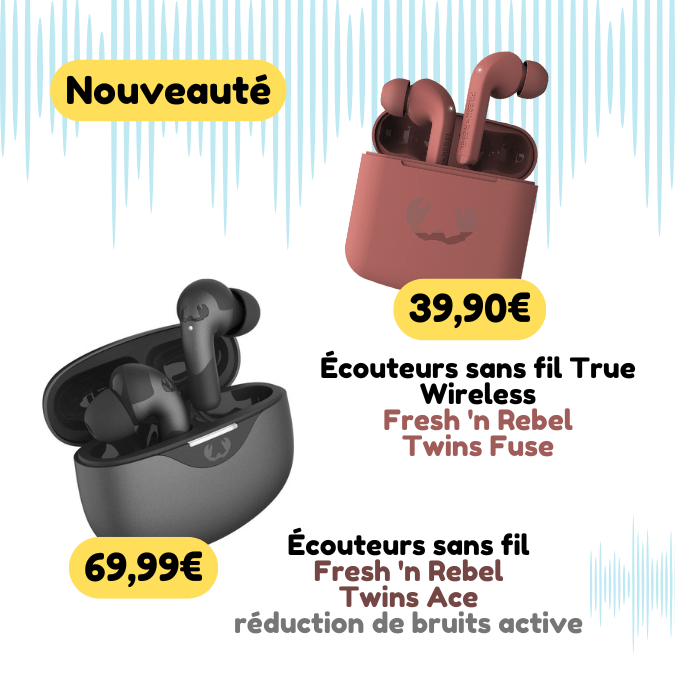 Les écouteurs sans fil Fresh 'n Rebel