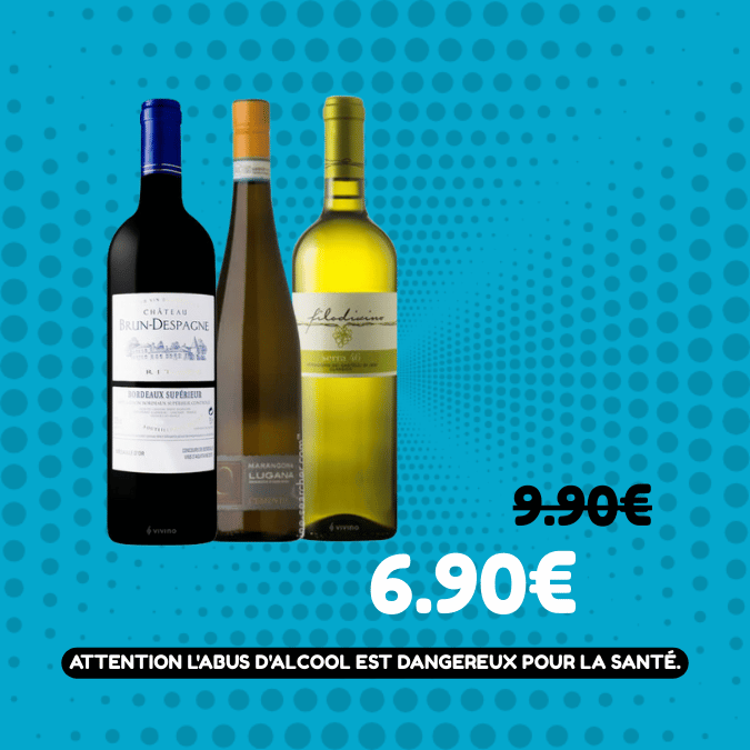 Sélection de vins en déstockage