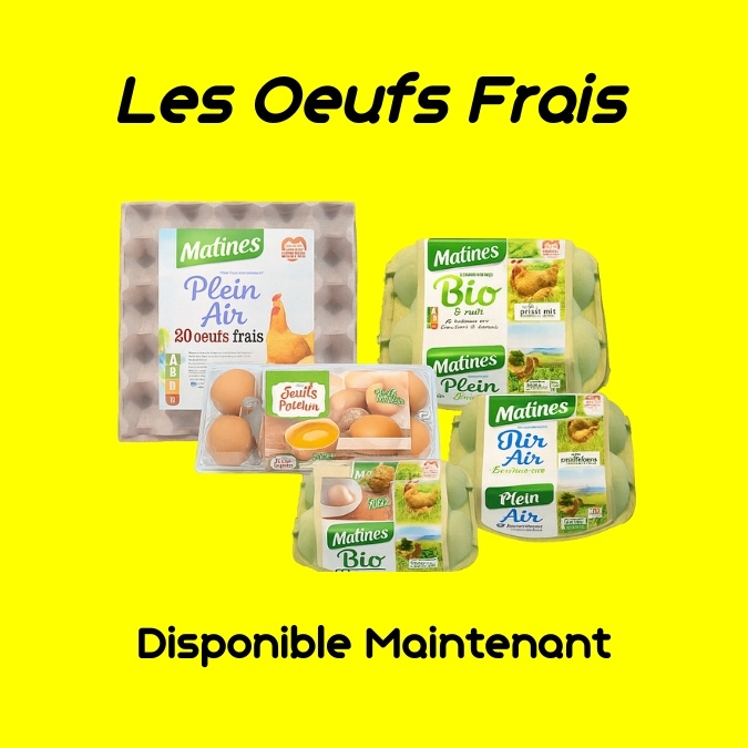 Les oeufs livrés chez vous
